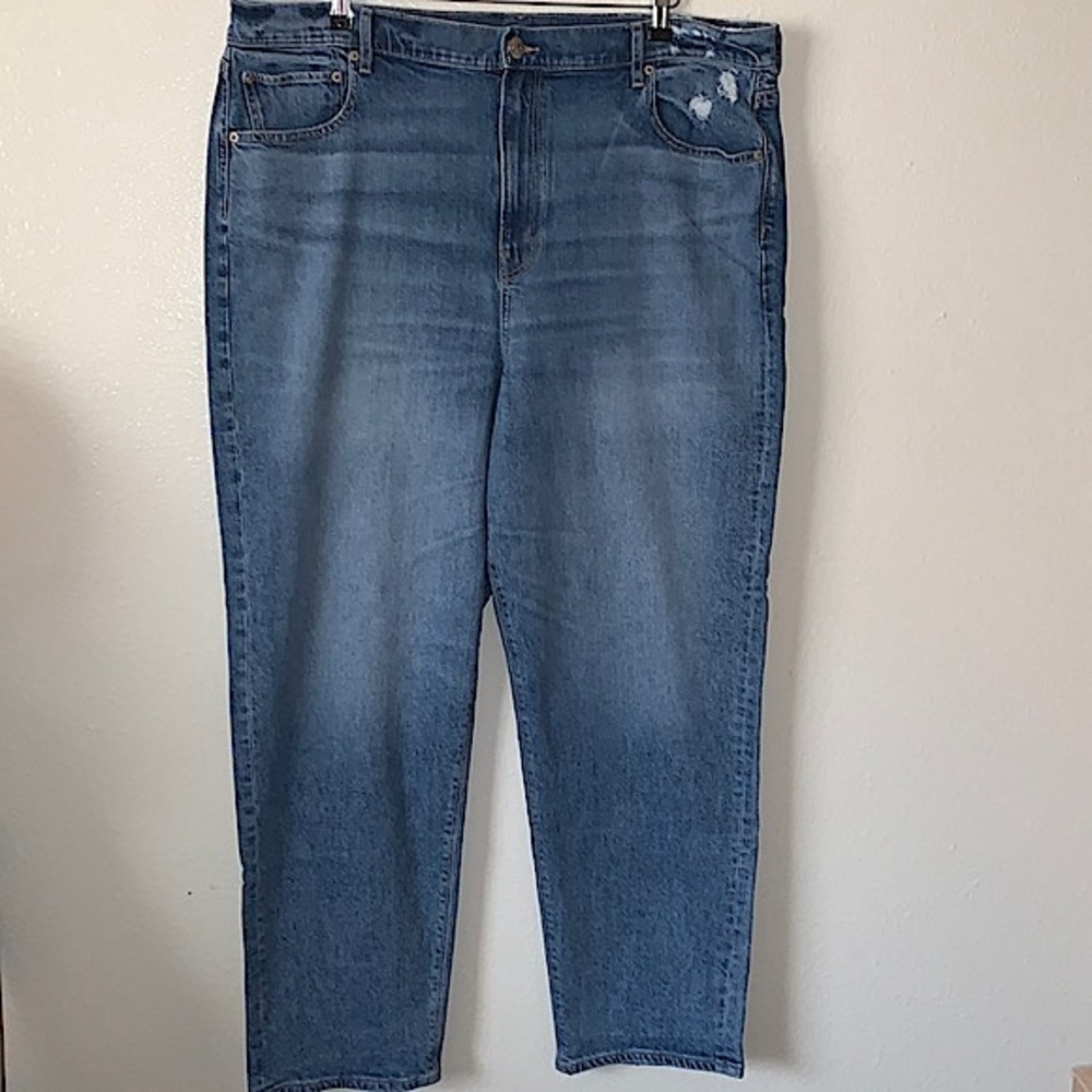 AMERICAN EAGLE STRETCH HIGHEST RISE 90’S BOYFRIEND JEANS SIZE 20 LONG